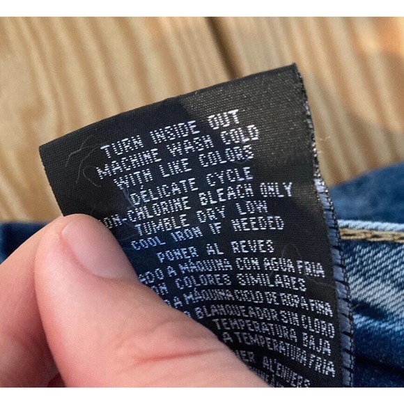 NWT Rutherford Flex Skinny Fit Jeans Size 32x33 Men’s Blue Ripped - Picture 5 of 11